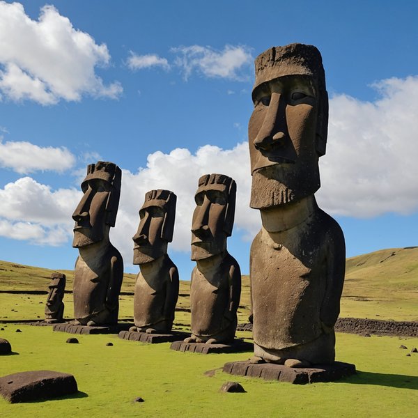 Comment organiser une visite des sites archéologiques de l'île de Pâques, Chili ?